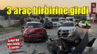İzmir'de zincirleme kaza: 3 yaralı