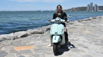 İzmir'den Roma'ya motosikletle tek başına 'farkındalık' yolculuğu