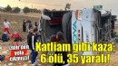 İzmir'den yola çıkmıştı... Katliam gibi kaza...