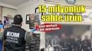 İzmir merkezli operayonda 15 milyon TL'lik kaçak ve sahte ürün ele geçirildi