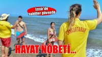 İzmir sahillerinde hayat nöbeti