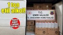 İzmir’de 1 ton etil alkol ele geçirildi