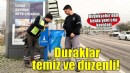 İzmir’de duraklar temiz ve düzenli