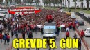 İzmir’de grev devam ediyor… Beşinci günde beyaz buluşma!