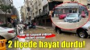 İzmir’de sağanak yağışın etkileri sürüyor! İki ilçede yollar göle döndü