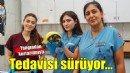 İzmir’de yangından kurtarılan kaplumbağanın tedavisi sürüyor