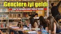 İzmir’in kütüphaneleri gençlere iyi geldi
