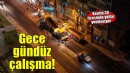 İzmir’in yollarında gece gündüz asfalt çalışması