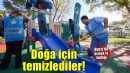 İzmirli gönüllüler el ele vererek doğa için temizlediler