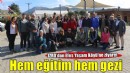 İzmirli turist rehberlerinden Efes Tarlası Yaşam Köyü’ne eğitim ziyareti