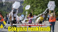 Kadifekale’de gökyüzü uçurtmalarla renklendi