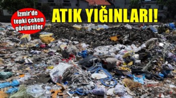 Karabağlar Sanayi Sitesi'ndoe atık yığınları!