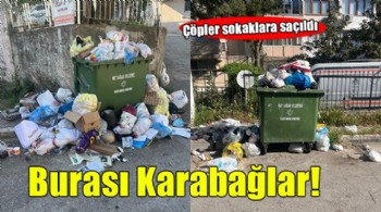 Karabağlar'da yine çöp krizi!