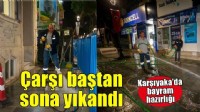 Karşıyaka Çarşısı’nda dip bucak bayram temizliği