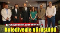 Karşıyaka'da belediyeyle salon görüşmesi yapıldı