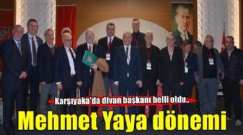 Karşıyaka'da divanda Mehmet Yaya dönemi