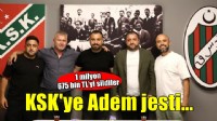 Karşıyaka'ya Adem Yeşilyurt jesti