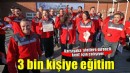 Karşıyaka’da 3 bin kişiye temel afet bilinci eğitimi