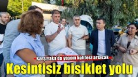 Karşıyaka’nın kalbine kesintisiz bisiklet yolu geliyor
