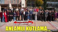 Kemalpaşa'da kadınlara karanfil, üreten kadınlara ödül