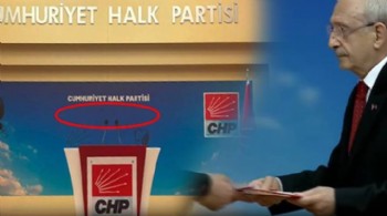 Kılıçdaroğlu'nun konuştuğu salonda dikkat çeken değişiklik
