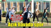 Konak’ta açık havada sabah sporu başlıyor
