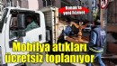 Konak’ta mobilya atıkları ücretsiz toplanıyor