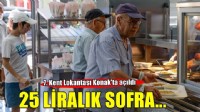 Krize karşı 25 liralık sofra