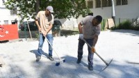 Kuşadası Belediyesi'nden Cumhuriyet Mahallesi'nde taziye hizmetleri birimi hazırlığı