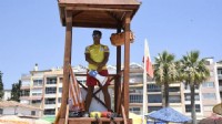 Kuşadası Belediyesi sahillerde güvenli yaz için önlemlerini sürdürüyor