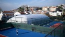 Kuşadası Tenis Kulübü'nde balon kortun yapımı tamamlandı