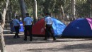 Kuşadası'nda zabıta ekiplerinden çadır ve karavan denetimi