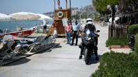 Kuşadası plajlarında Kıyı Kanunu denetimi