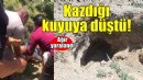 Kuyu kazarken göçük altında kalan kişi ağır yaralandı!