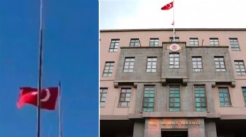MSB'den sınır hattında Türk bayrağının indirilmesi hakkında açıklama!