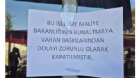 Maliye'nin denetimlerine tepki gösteren esnaf dükkanını kapattı