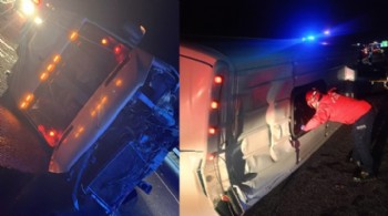 Manisa'da minibüs devrildi: Ölü ve yaralılar var!