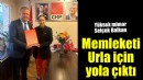 Memleketi Urla için yola çıktı