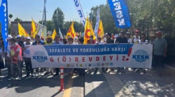 Memurlar iş bıraktı: 'Sefalete ve yoksulluğa karşı görevdeyiz'