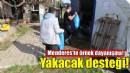 Menderes'te yakacak desteği!