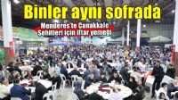Menderes’te binler aynı sofrada