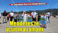 Menderes’te uçurtma zamanı