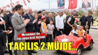 Menemen'de çocuklar için trafik eğitim parkuru açıldı