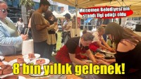 Menemen'de üniversiteliler 8 bin yıllık gelenekle buluştu