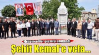 Menemenliler Şehit Kemal Bey'i unutmadı