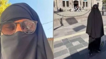 Metroya kara çarşafla binen ODTÜ'lü erkek öğrenci gözaltında