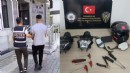 Motosiklet hırsızı suçüstü yakalandı