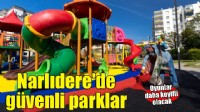 Narlıdere'de oyun parkı zeminleri yenileniyor
