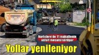 Narlıdere'de yenilenmeyi bekleyen yollar konfora kavuşuyor