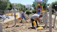 Nazilli’de çocuk oyun ve spor alanları bakıma alındı